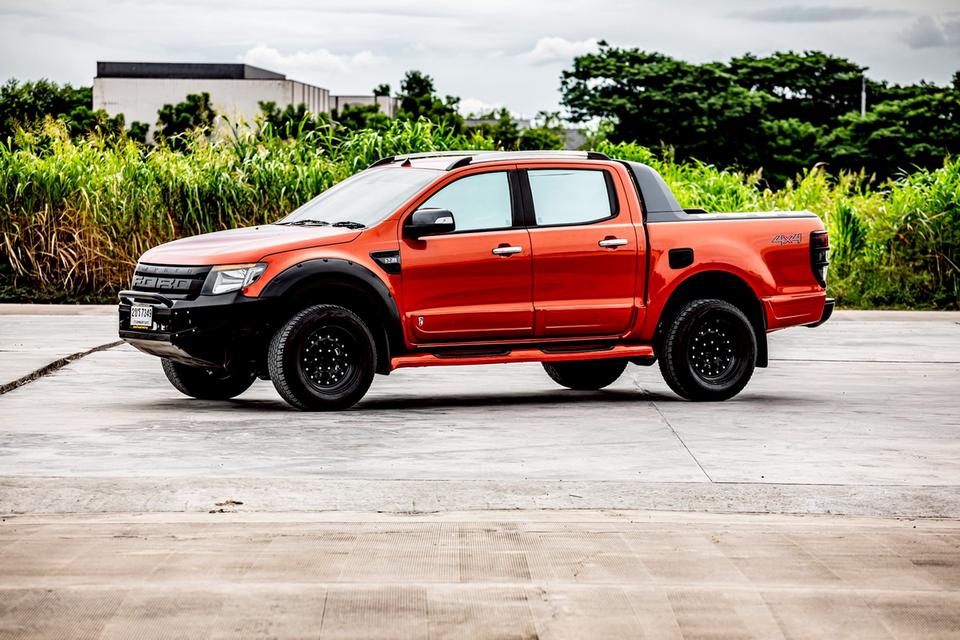 Ford Ranger 3.2 Wildtrak 4x4 Hi-Lander Double Cab เกียร์ AT ปี 2014 สีส้ม แต่งครบสวยๆ 10