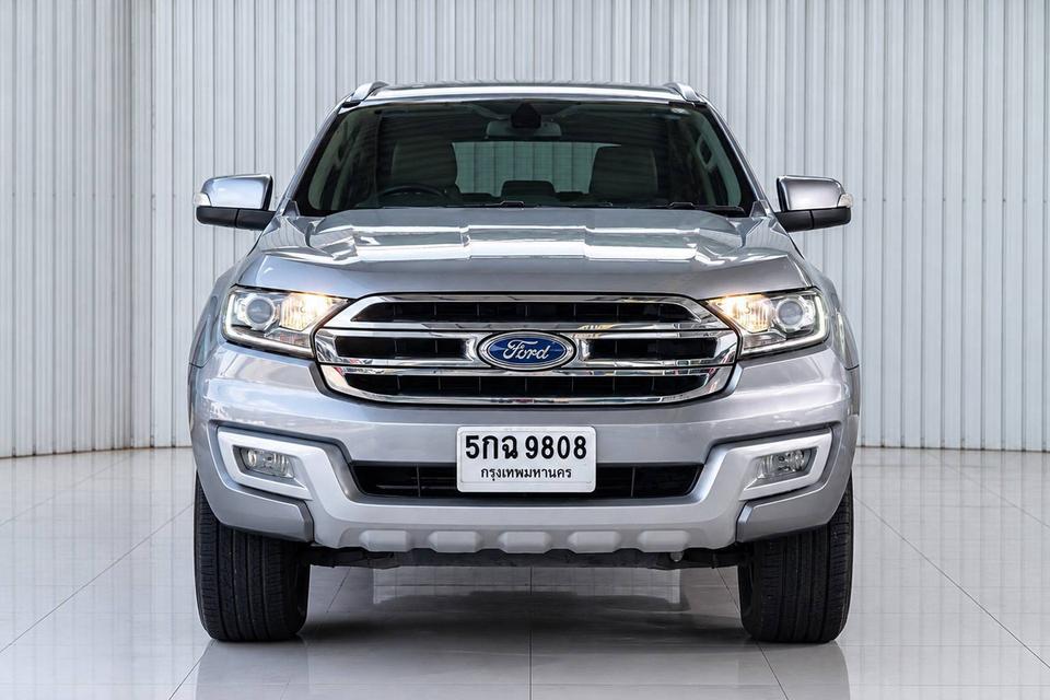 #FORD EVEREST, 2.2 TITANIUM ป2015 จดปี 2016 สีเทา โฉม ปี15-22 - รถมือเดียวป้ายแดง รูปย่อยที่ 3