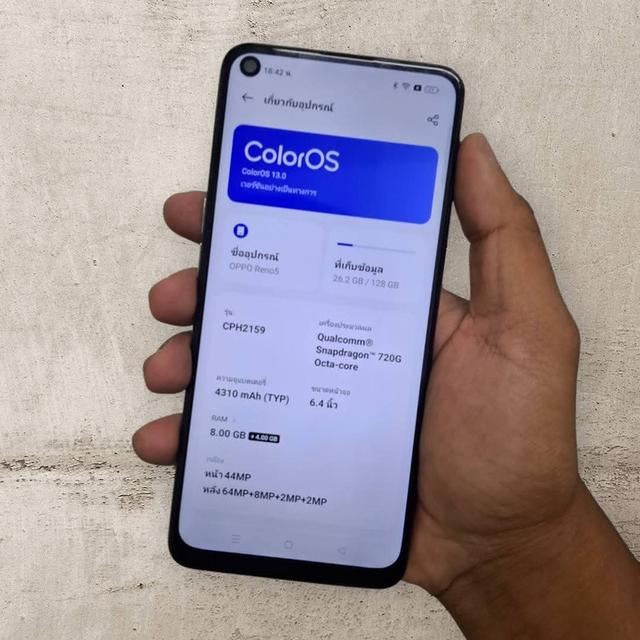 Oppo Reno 5 ตำหนิจอหลังร้าว 3