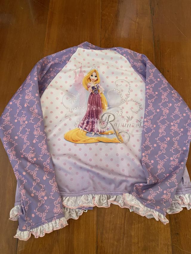 Disney เจ้าหญิง Rapunzel ชุดว่ายน้ำเด็ก+เสื้อกันแดด รูปที่ 3