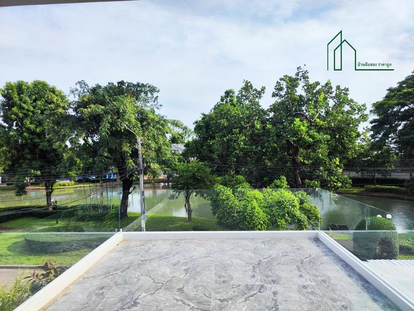 บ้านเดี่ยววิวทะเลสาบ หน้าบ้านไม่ชนใคร หมู่บ้าน Perfect Place สุขุมวิท 77 ลาดกระบัง  12