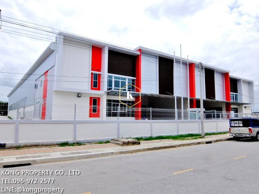 ให้เช่าโรงงาน พื้นที่สีม่วง บางเสาธง จ.สมุทรปราการ  ใกล้นิคมบางพลี 1