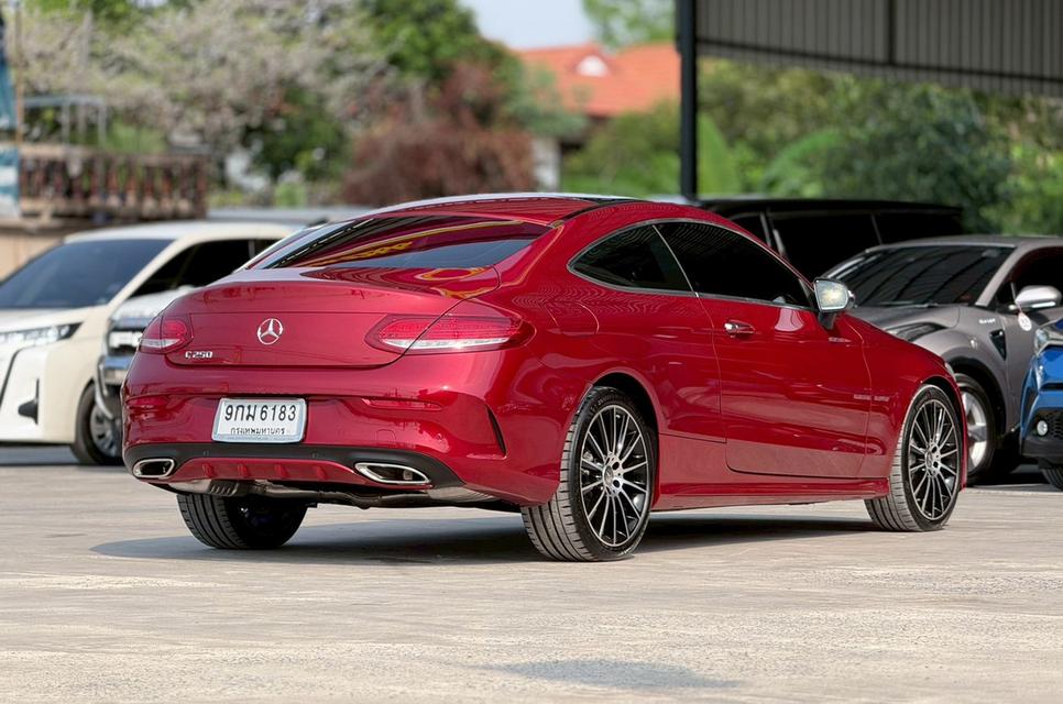 ปี 2016 BENZ C-CLASS, C250 COUPE AMGDYNAMIC โฉม W205 ปี14-23 สีแดง รูปที่ 5