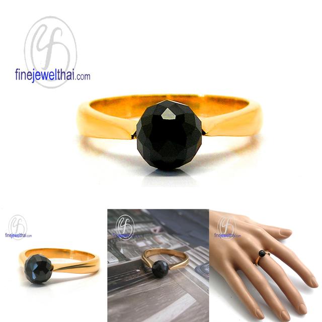 Finejewelthai แหวนนิลแท้ แหวนเงินแท้925 - R1015on รูปที่ 7
