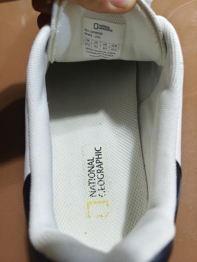 National Geographic รุ่น N211AFW030 Coat Basics สีขาวAssembled in KoreaSize. 42.5/ 27.5cm⭐⭐⭐⭐ Pre-owned/ Great Condition🔥 Price : 590฿ รูปที่ 6