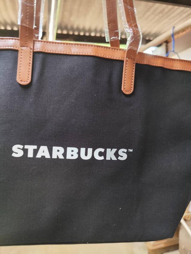 ขายกระเป๋าผ้า สตาร์บัคส์ ไม่มีซิป แบบเปิด Starbucks รูปย่อยที่ 4