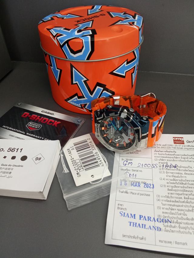 G-Shock นาฬิกาข้อมือ แท้ รุ่น GM 2100ss 1ADR พร้อมใบรับประกัน คู่มือ กล่อง รูปที่ 2