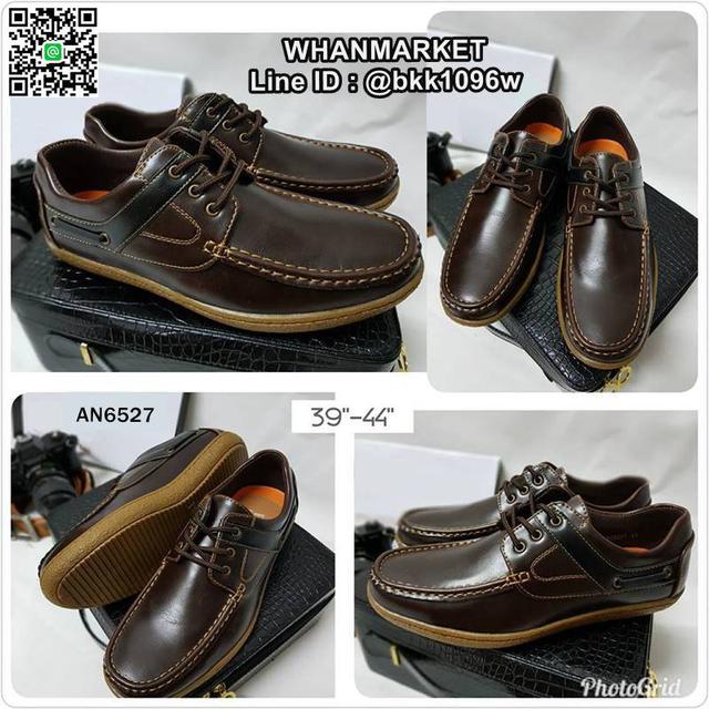 รองเท้าหนังแฟชั่น ผู้ชาย ทรง โบ๊ท ชู Boat Shoes วัสดุหนังPU  2