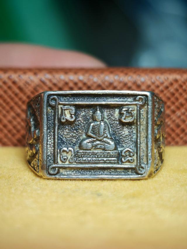 แหวนพระพุทธ​ เนื้อเงิน​ วัดเก้าห้อง 5