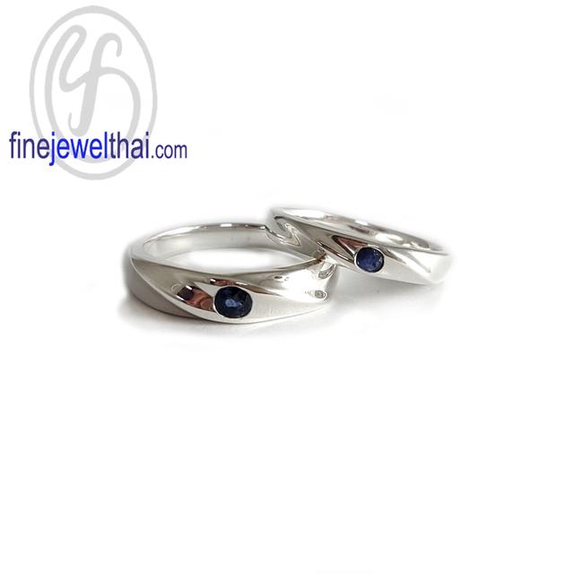 Finejewelthai แหวนไพลิน พลอยแท้ พร้อมใบรับรอง R1205_6bl 2