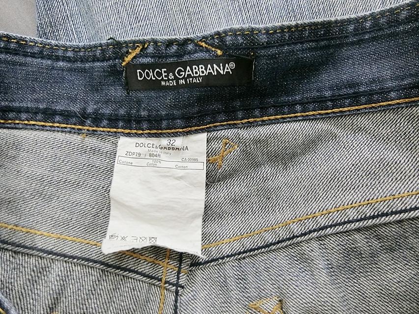 D&G Dolce&Gabbana แท้ เอว32  กางเกงยีนส์ขายาวสปอตสุดเท่ห์ 6