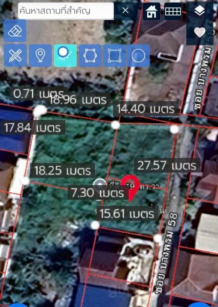 ขายที่ดินเปล่า ซอยบางพรม 58 ย่านราชพฤกษ์ เนื้อที่ 196 ตรว ขนาดที่ดินกำลังดี ราคาคุ้มค่า มีความเป็นส่วนตัว - ghd000809 6