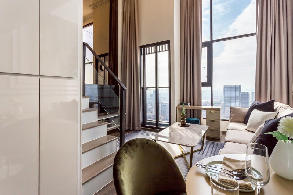 ให้เช่าคอนโด Knightsbridge Space Ratchayothin ไนท์บริดจ์ สเปซ รัชโยธิน 38 ตรม. 1 นอน 1 น้ำ  ชั้น 32 วิวเมือง พร้อมเฟอร์แ 2