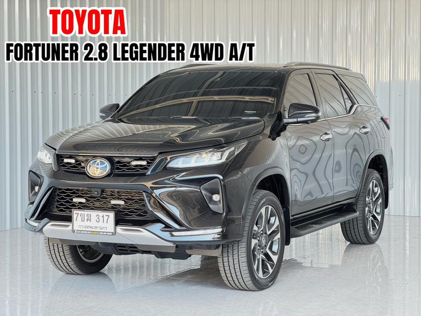 รถบ้านสภาพดี Toyota Fortuner 2.8 Legender ขับ4WD มีประกันเครื่องยนต์ 1 ปี แถม