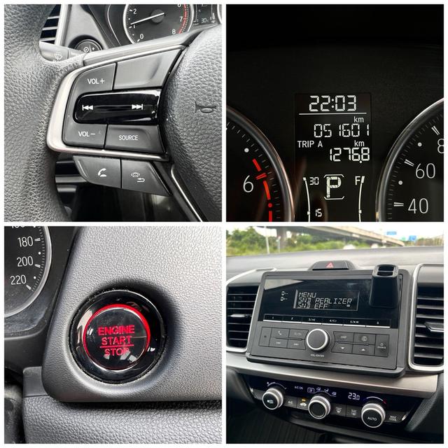 สวยจัด เลขไมล์ 51,xxx กม. City 1.0V turbo ปี2020 11