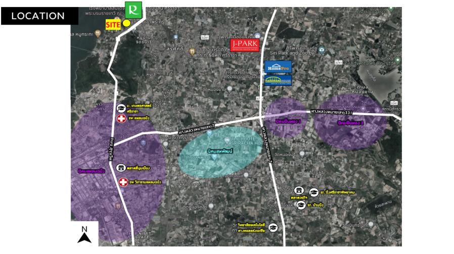 ที่ดินทำเล ศรีราชา ชลบุรี 4