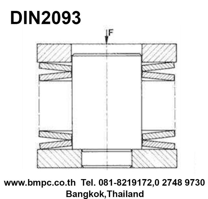 Schnorr Disc spring slotted,  แหวนสปริงแผ่น, Wave washer 6
