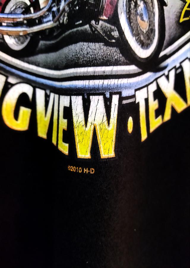 เสื้อยืด ฮาร์เลย์ เดวิดสัน Harley Davidson ตอกปี2010 size L สภาพ8/10 รูปที่ 12