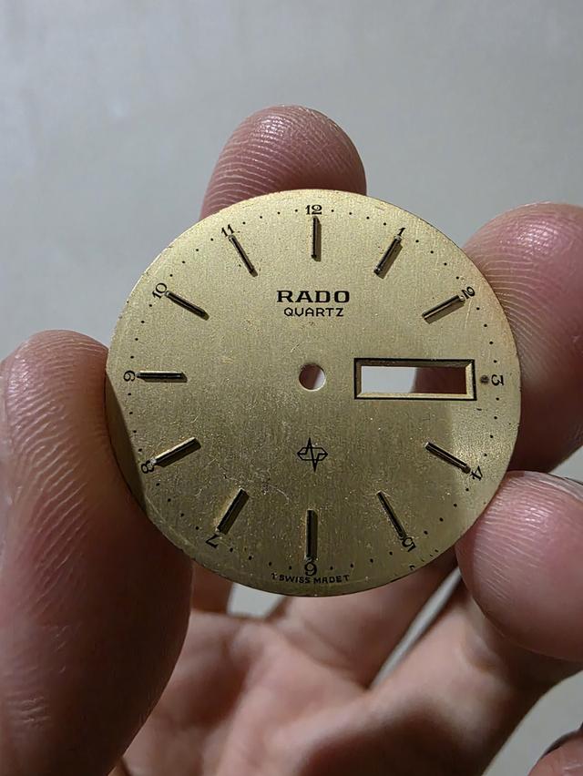 อะไหล่นาฬิกา หน้าปัด Rado สีทอง ของสะสม สวย ขายตามสภาพ พร้อมส่ง