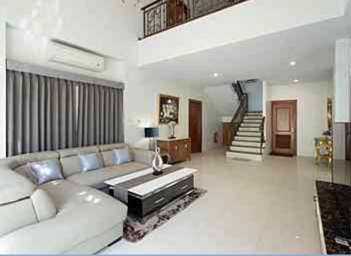 U1394 ให้เช่าบ้านเดี่ยว 3 ชั้น หมู่บ้านมาสเตอร์พีช พระราม 9 พร้อมเฟอร์ในบ้าน และ สระว่ายน้ำส่วนตัว ทำเลดีเดินทางสะดวกเข้าออกได้หลายทาง 7