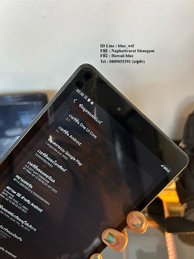 Samsung Tab A 8.0 (2019) จอ8นิ้ว ใส่ซิมโทรได้ 4G Android 11โหลดได้ทุกแอพ ใช้งานปกติ ได้ทุกซิม