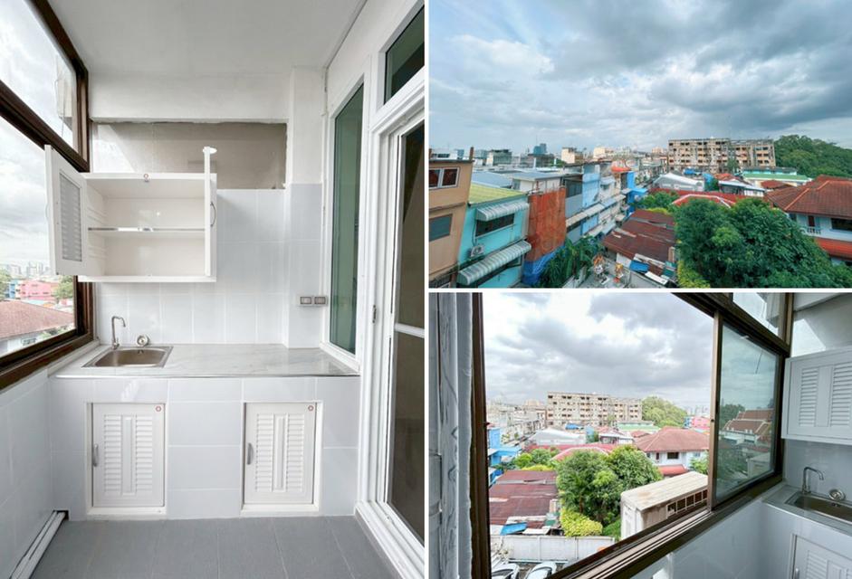 ดุสิตคอนโดมิเนียม ถนนพระราม 5 เขตดุสิต 24 ตรม 1 นอน 1 ครัว ตกแต่งพร้อมอยู่ ใกล้ BTS อนุสาวรียชัย 8