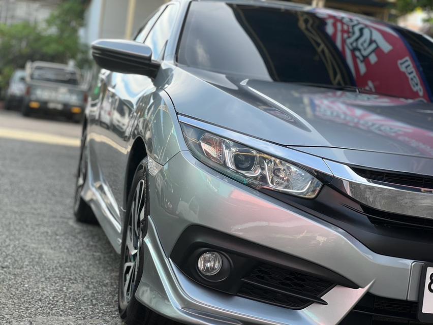 HONDA CIVIC FC ปี 2016 รุ่น 1.8 EL ออโต้ สีเทาเมทัลลิก รถบ้านมือเดียว เลขไมล์น้อย 19x,xxx km ดูแลอย่างดี รูปที่ 6