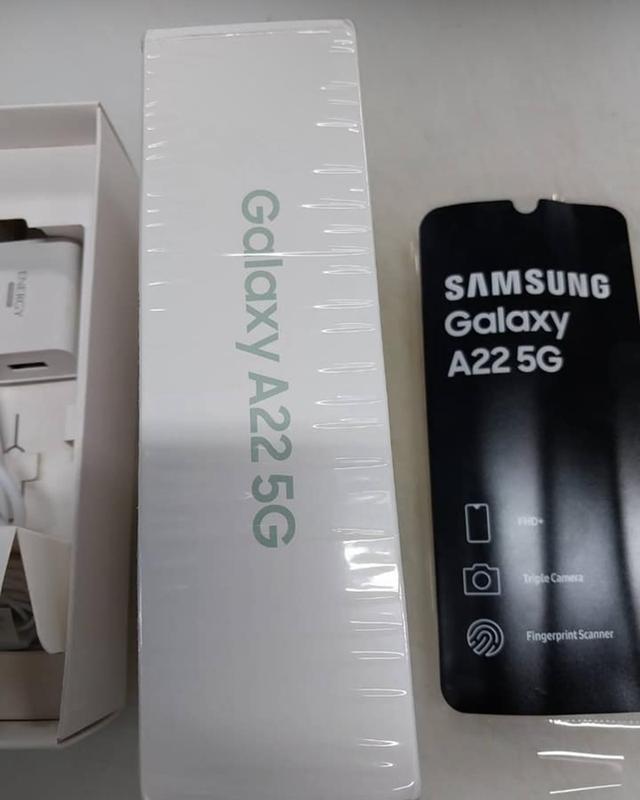 ขาย Samsung Galaxy A22 มือ 2 อุปกรณ์ครบกล่อง