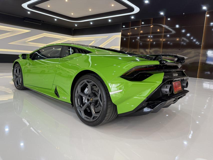 Lamborghini Huracan Tecnica 2024 สีเขียว รถยังเป็นป้ายแดงจดชื่อแรกได้เลย วารันตีครบ รูปย่อยที่ 4
