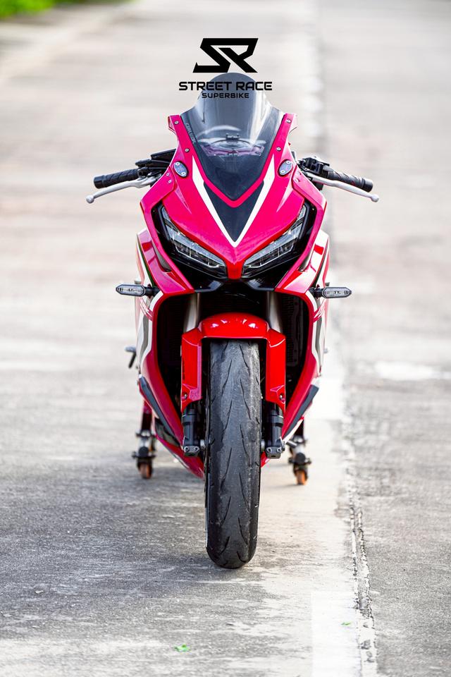 Honda CBR650R 2019 แดง รถปี 2019 รถสวย สภาพดี ท้ายสปอรท ของท่วม 11