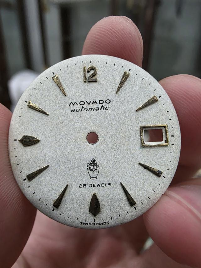 A.อะไหล่หน้าปัด นาฬิกา MOVADO โมวาโด้ ของเก่าเก็บ เดิมๆ สวยหายาก รุ่นเก่า ขายตามสภาพ พร้อมส่ง
