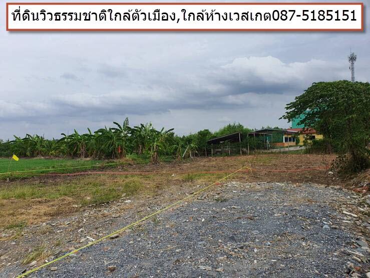 ขายที่ดินถมแล้ว บางบัวทอง ทำเลธรรมชาติใกล้ตัวเมือง  ใกล้ห้างเซ็นทรัลเวสเกต 087-5185151  เพียง 15,000 บ./ตรว.เท่านั้น   6