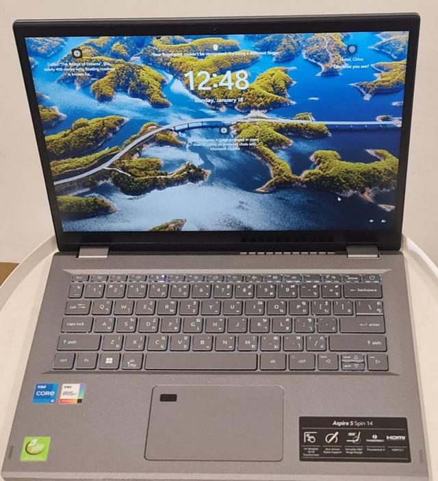 โน้ตบุ๊ค acer 5 spin 14 มือสอง