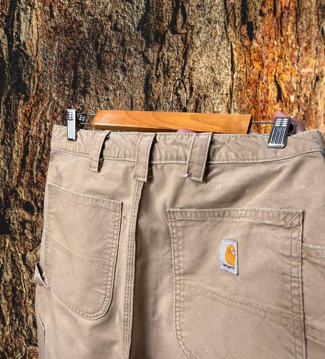 📣📣ขาสั้น Carhartt B147 Dark Khaki (สีกากีเข้ม หรือน้ำตาลสว่าง ... Size 32 "/ยาว 23" / ปลายขา13" รูปย่อยที่ 3