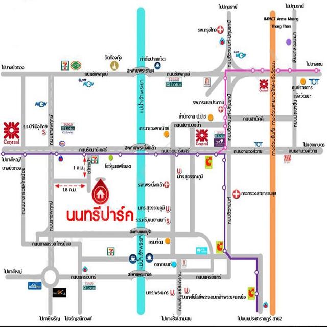 ขายบ้านแฝด51ตรว. ม.นนทรีปาร์ค รัตนาธิเบศร์-ไทรม้า  10