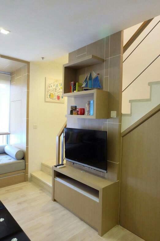 ให้เช่า คอนโด ไอดีโอ โมบิ พระราม 9 Duplex 1 ห้องนอน เฟอร์นิเจอร์ครบ 43.28 ตร.ม. ใกล้รถไฟฟ้า MRT พระราม 9 2