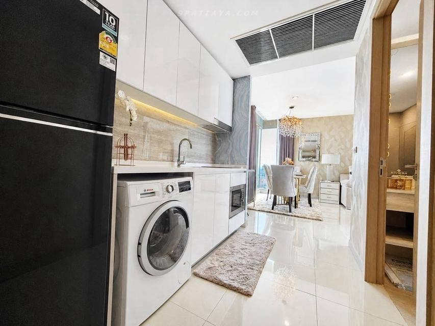 For Sale — 1-Bedroom Condo at Riviera Jomtien  Unit size: 50 sq.m.• Floor: 27• High-floor unit• Spacious layout Ready for viewing 14