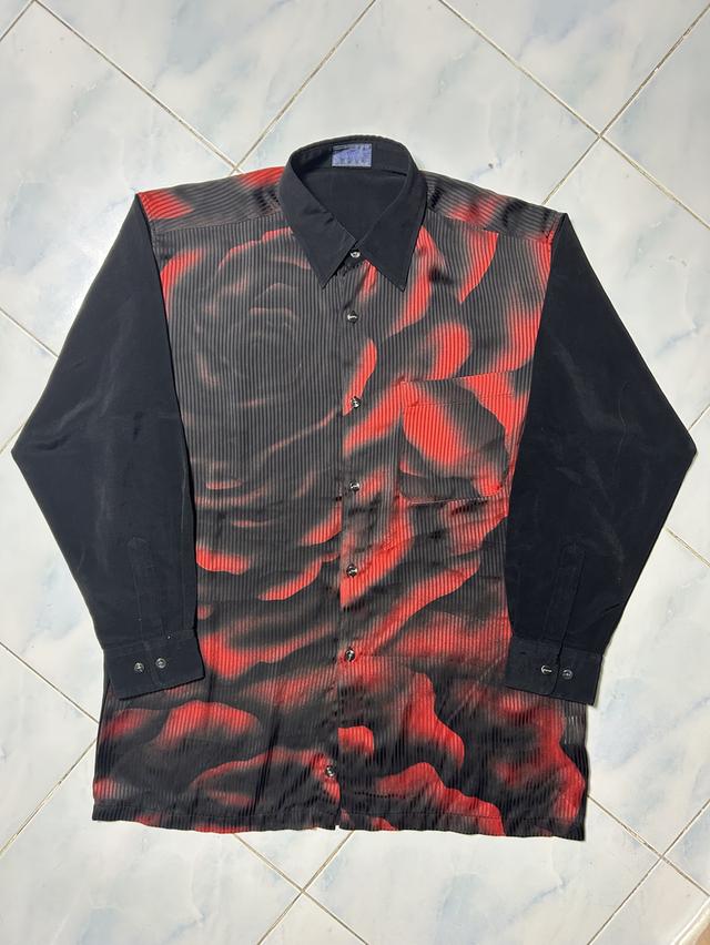 🔥 [RARE ITEM] เสื้อเชิ้ตวินเทจแบรนด์ญี่ปุ่นแท้ GIOVANNI UOMO สไตล์ Cyber-Y2K / Goth Street 🌹
