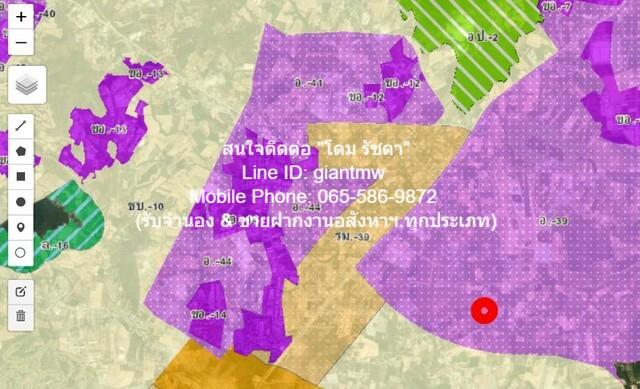 ขายที่ดินเปล่า ต.บ่อวิน อ.ศรีราชา จ.ชลบุรี “ผังสีม่วงลาย: 9-1-21.8 ไร่” ห่างทางหลวงหมายเลข 331 เพียง 3.5 กม., ราคา 26,05 3