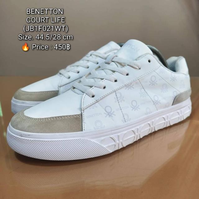 BENETTON COURT LIFE(JB1F021WT)Size. 44.5/28 cm🔥 Price : 450฿