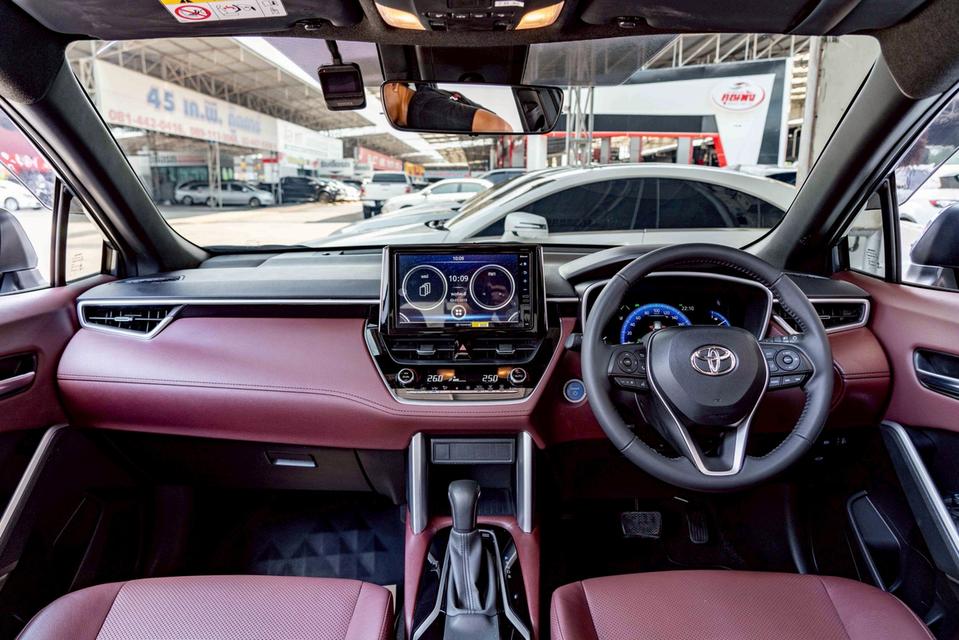 รหัสรถ NP6255 TOYOTA CROSS 1.8HYBRID PREMIUM SAFTY 2022 9
