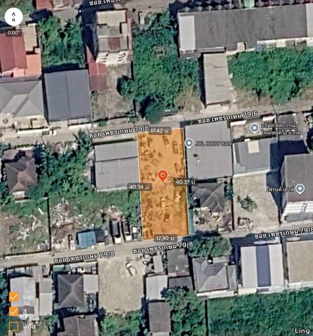 ขายที่ดินใกล้วัดอุดมรังสี 174 ตรว  ติดถนนคอนกรีต สาธารณะ ซ.เพชรเกษม 79 แยก 6  เขตภาษีเจริญ กทม. 9