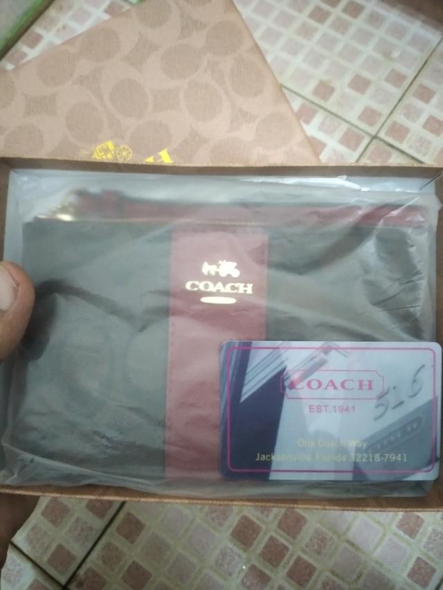 กระเป๋าสตางค์ COACH ของแท้100% 3