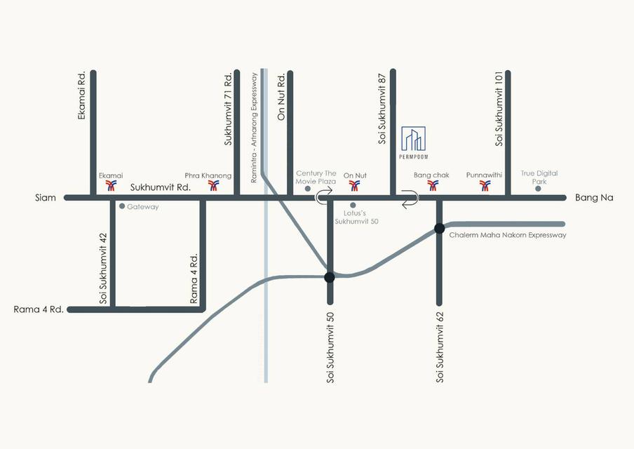 พื้นที่สำนักงานให้เช่า - Permpoom Building / อาคารเพิ่มภูมิ ตกแต่งพร้อมอยู่ ** ทำเลดีมาก:** ตั้งอยู่ในซอยสุขุมวิท 87 ใกล้ BTS อ่อนนุช (E9) 11