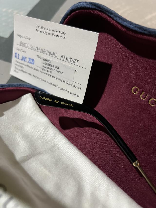 แว่นตา GUCCI กันแดด UV รูปที่ 4