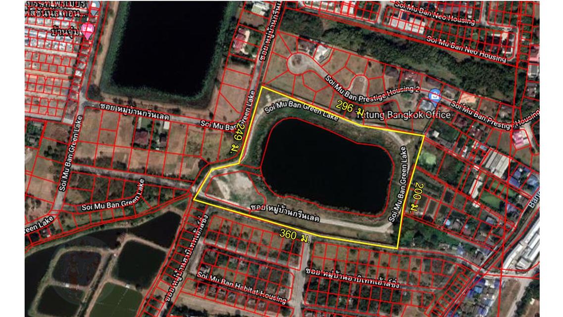 ขายด่วน !!! ที่ดินแปลงสวย หมู่บ้าน กรีน เลค บางนา-ตราด กม.12 1