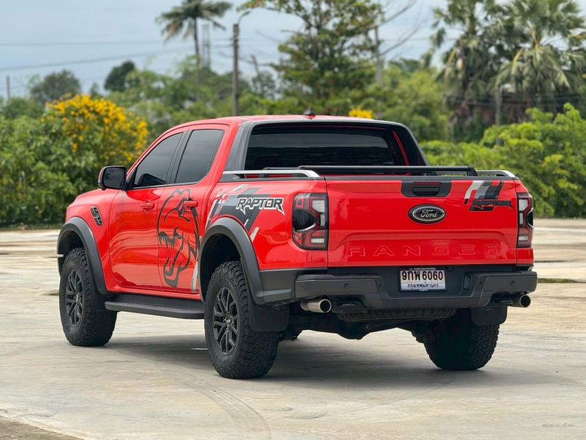 Ford Ranger Pickup 4dr DCab Raptor Auto 10sp 4WD 3.0TTi (V6,EcoBoost)  ปี 2023 สีส้ม ไมล์ 58,xxx km 4