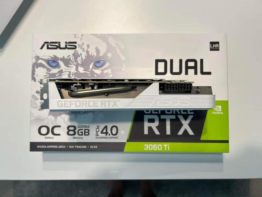 การ์ดจอ RTX 3060TI ASUS DUAL White 2