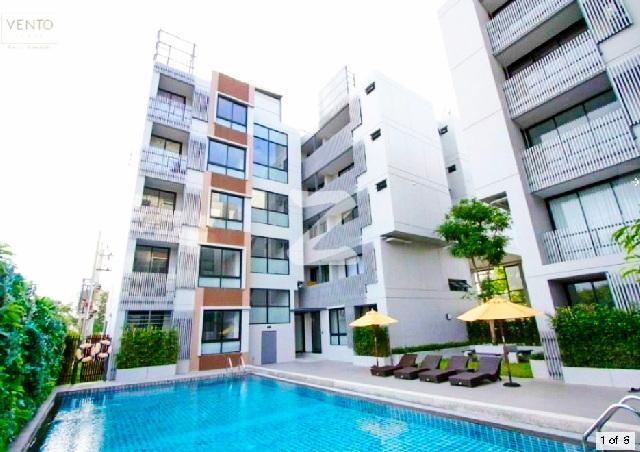 เฟอร์ เครื่องใช้ไฟฟ้าครบ 1 น้ำ เป็นส่วนตัวVento Condo เกษตร-นวมินทร์ ซ.สุคนธสวัสดิ์ 2นอน 44 ตร.ม.ชั้น3 ตึกA