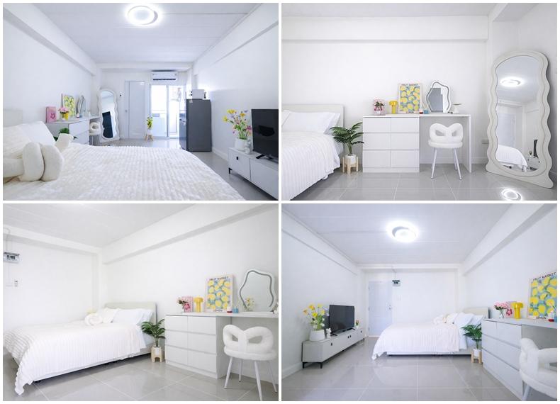 ขายราคาพิเศษ ธัชพล 2 คอนโดมิเนียม 20.5 ตร.ม. ชั้น 7 ห้องมุม วิวสวย ทำเลดีเยี่ยม ใจกลางเมือง เฟอร์นิเจอร์ครบ แอร์ ทีวี ตู้เย็น รีโนเวทใหม่ทั้งหลัง 3